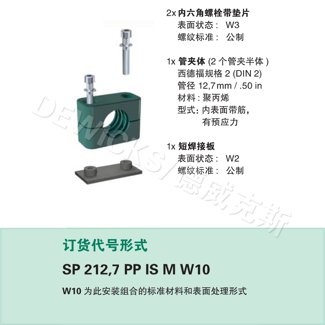尼龙管夹